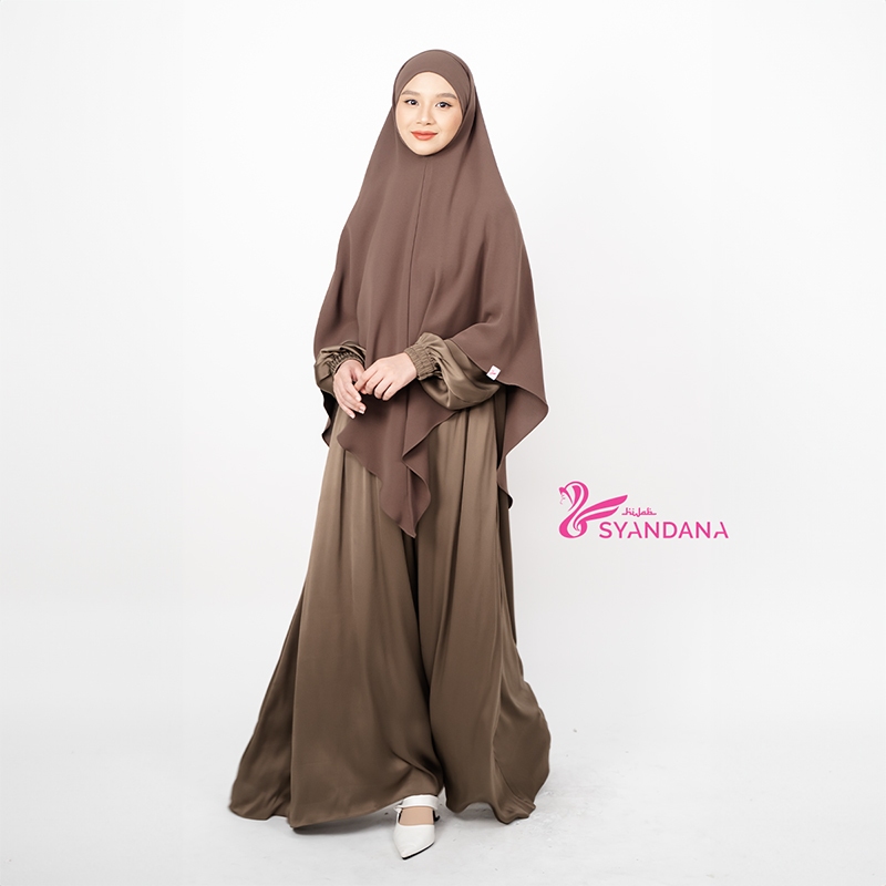 Hijab Syandana  Gamis Wanita Zaluna Dress set Zilwa Khiban Khimar Bandana Mazen Anti UV by Sultan