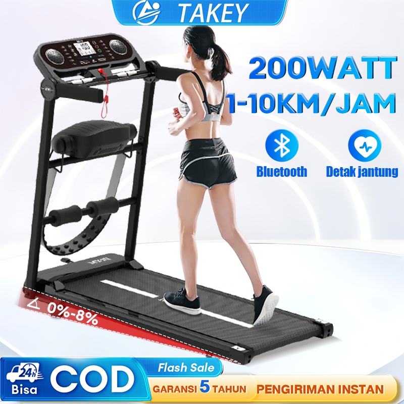 【TAKEY】M10 Treadmill Listrik treadmill portableTreadmill Motorized Treadmil Termurah