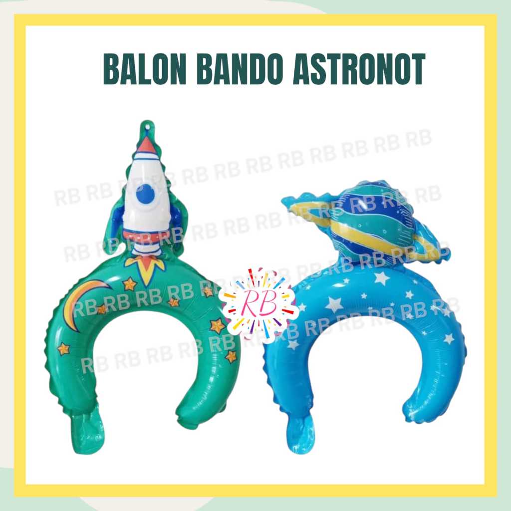 Balon Bando ASTRONOT / Balon Foil UFO PLANET ROKET
