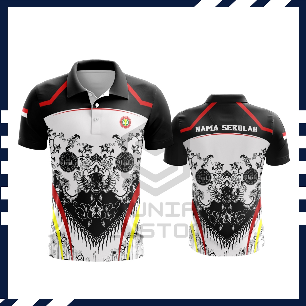 Kaos Seragam PGRI | Baju PGRI | Baju Guru PGRI Berkerah | Jersey Olahraga Guru PGRI