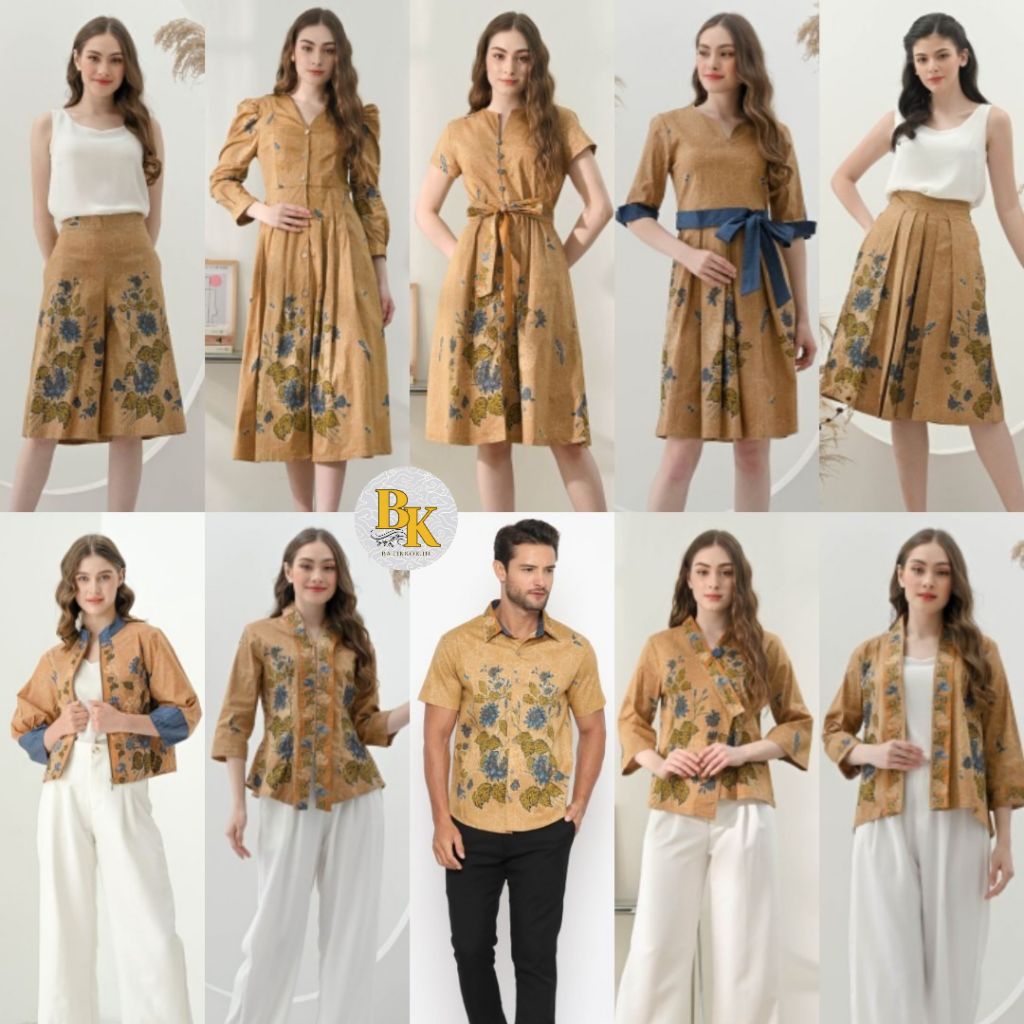 KUY Series - Batik Couple Modern / Seragam Kantor Family Keluarga /292 KUY/316 KUY/316L KUY/294 KUY/
