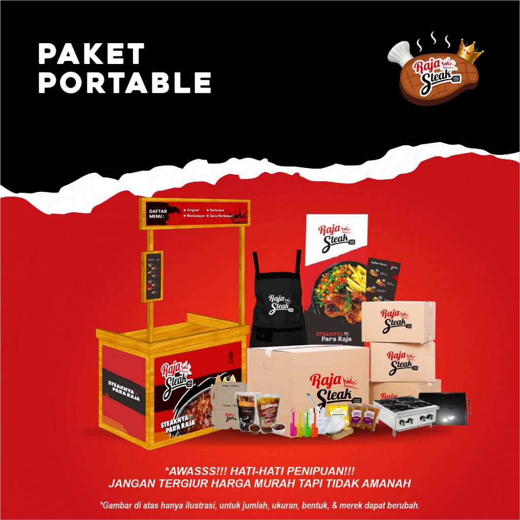 

Paket Usaha Steak Ayam Kekinian - Paket Portable