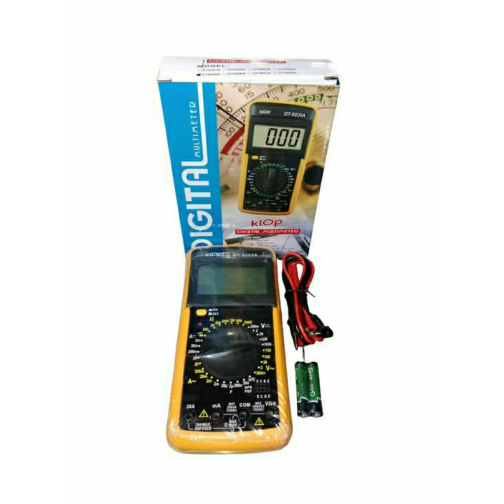 MULTITESTER / MULTIMETER DIGITAL KLOP DT-9205A