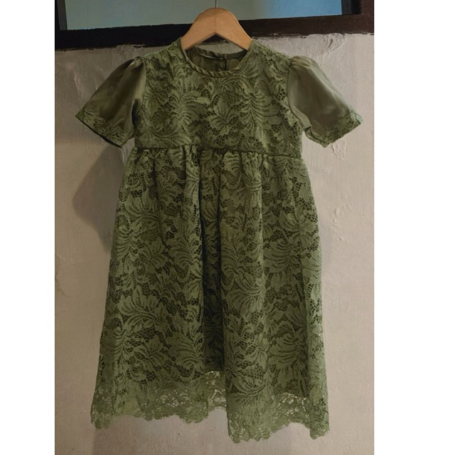 Baju Pesta Anak Dress Anak Brokat Dress Pesta Anak