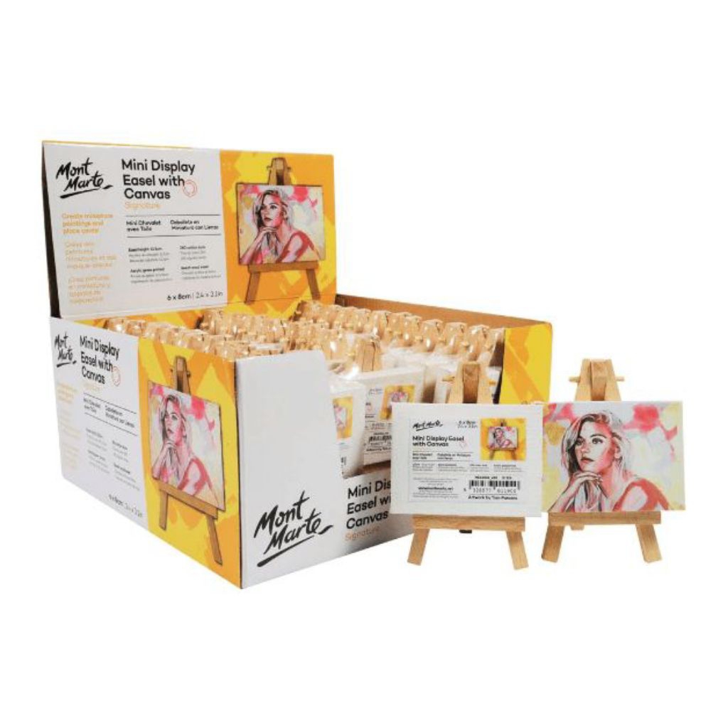 

Mini Display Easel with Canvas 6x8cm