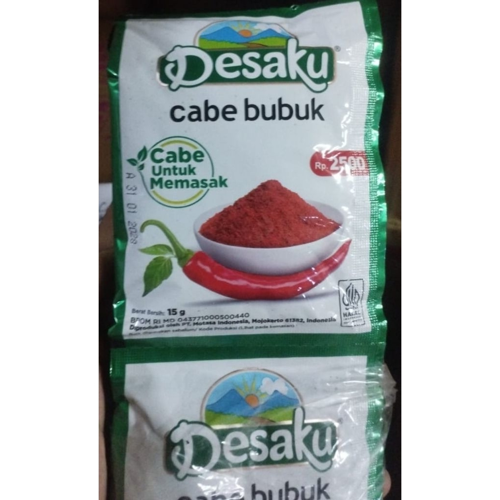 

cabe bubuk desaku saset