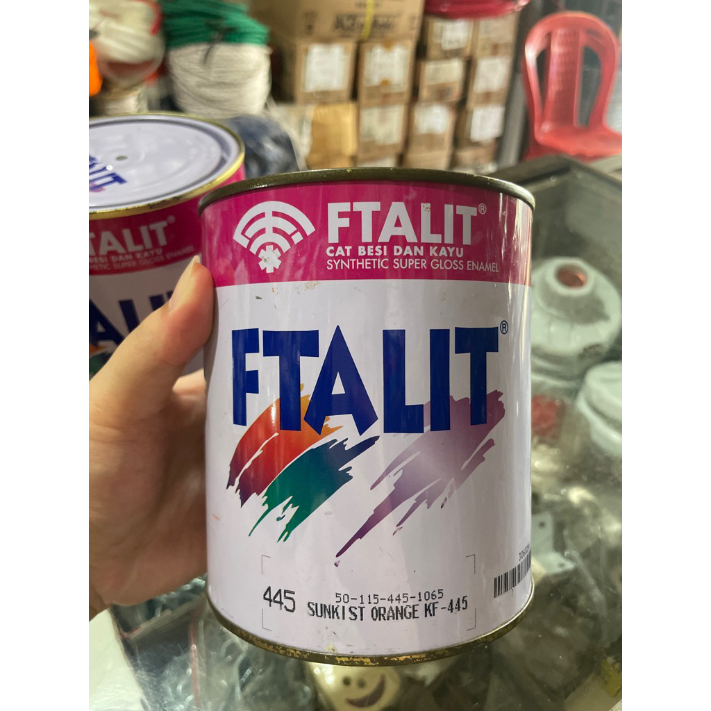 

FTALIT KANSAI PAINT Cat Minyak Kayu & Besi 1KG KEMASAN LAMA