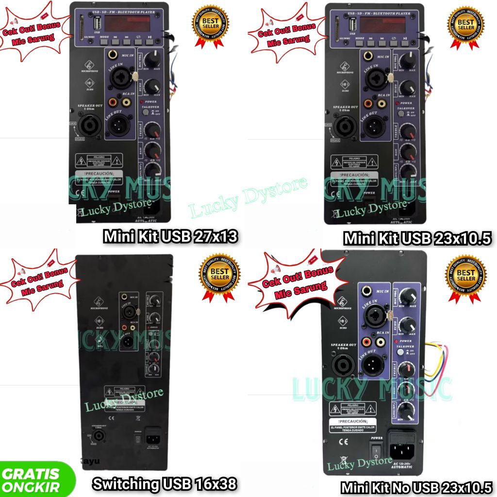 Power kit mini aktif class d 500 watt rms 350 watt original mini kit bluetooth minikit power mini