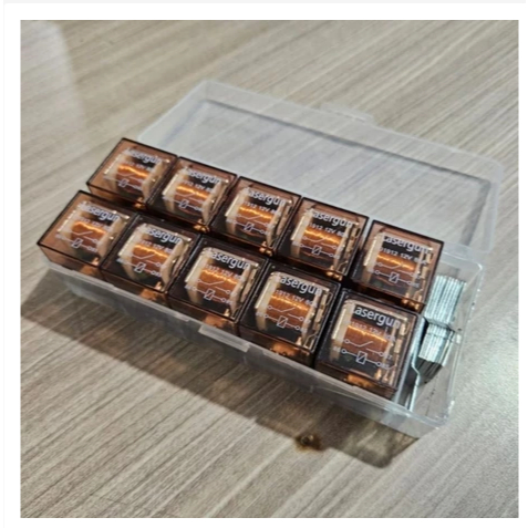 (Grosir 10 Pcs) Relay Klakson Transparan 4// Kaki 12V DC 80A