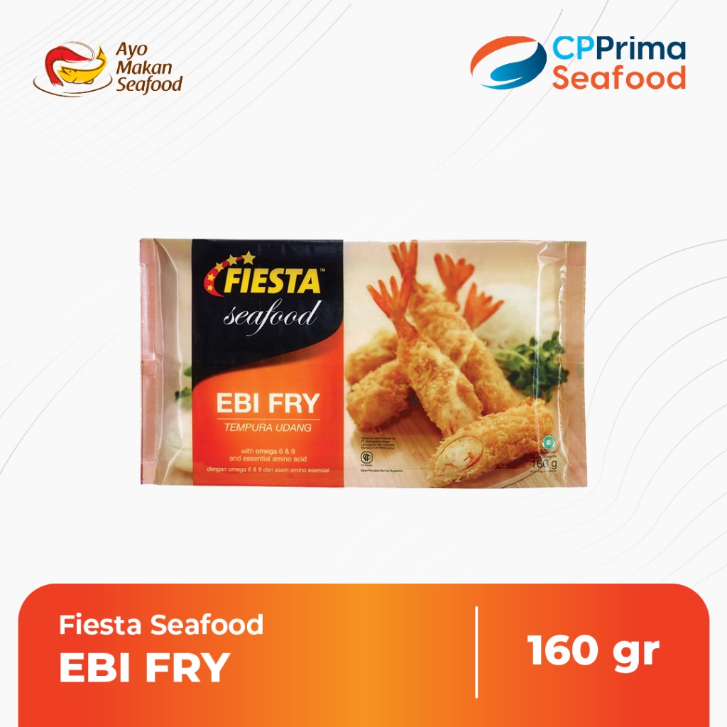 

Fiesta Seafood Ebi Fry 160 gr / Tempura Udang 160g