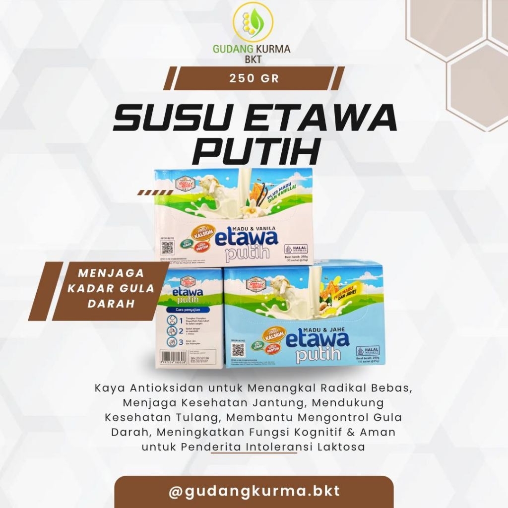 

SUSU KAMBING ETAWA PUTIH 250gr