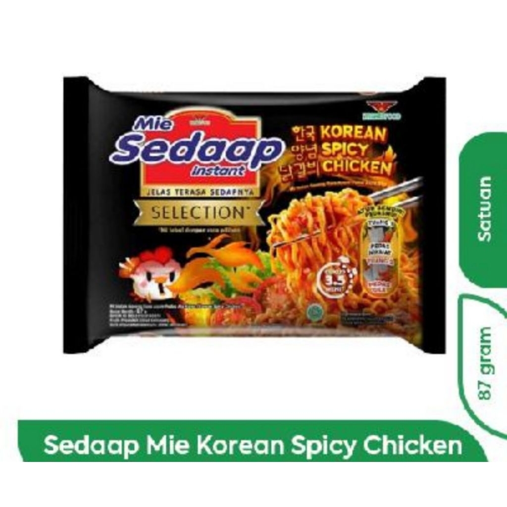 

SEDAAP MI INSTAN COREAN SPICY CHICKEN87gr(1 DUS)