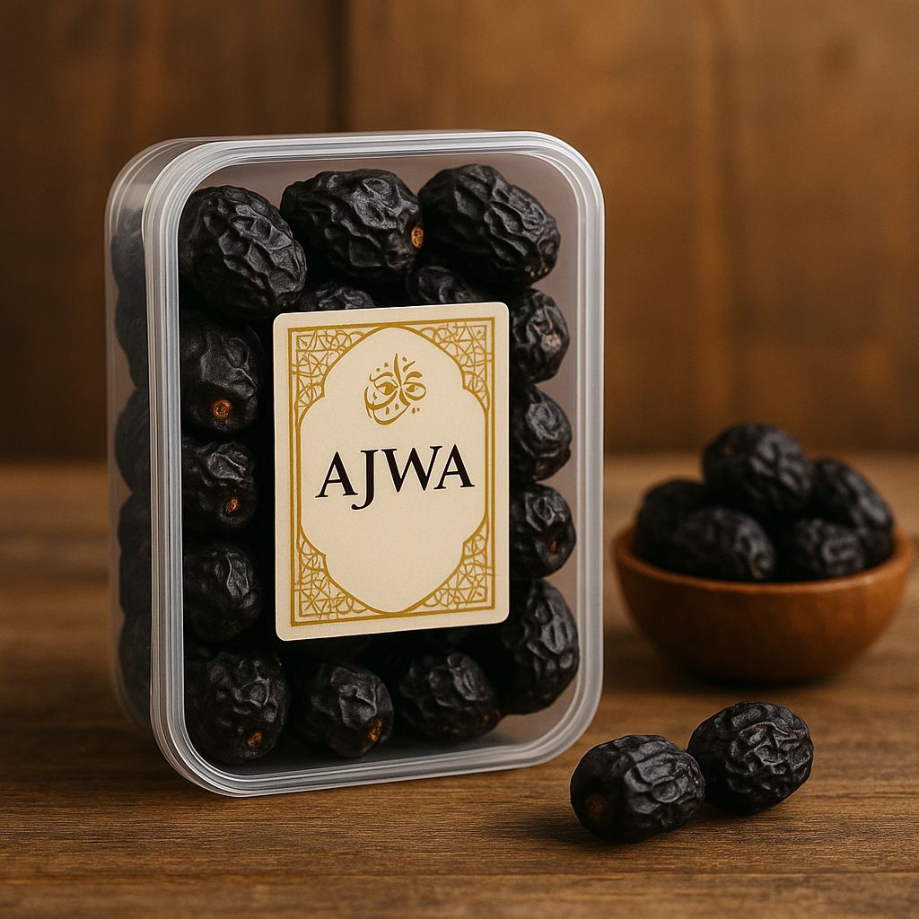 

Kurma Al Madinah Ajwa Hitam Ajwa 500gr/1kg