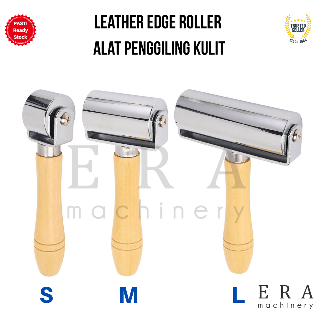 

Roller Leather Craft Press Edge Glue Laminating Tools Creaser Press Kulit Penggiling Giling Rata press edge roller Alat Press Kulit sepatu tas jaket kulit dompet