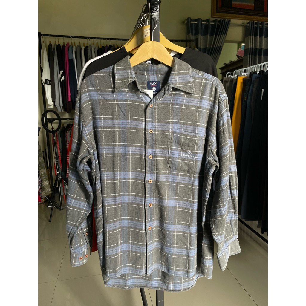 kemeja flanel second brand original