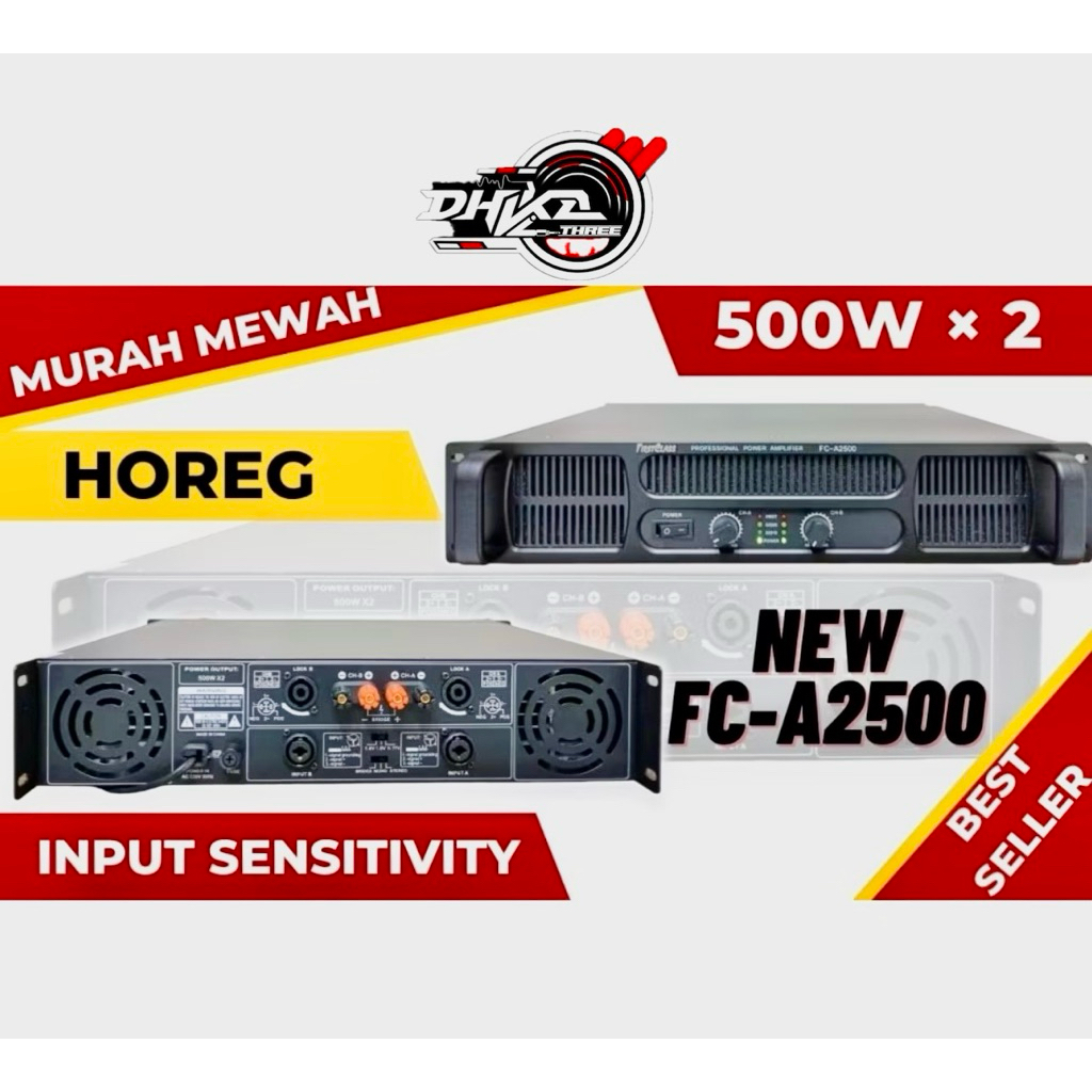 FRISTCLASS FC A2500 2 CHANNEL / Power Fristclass FC a 2500