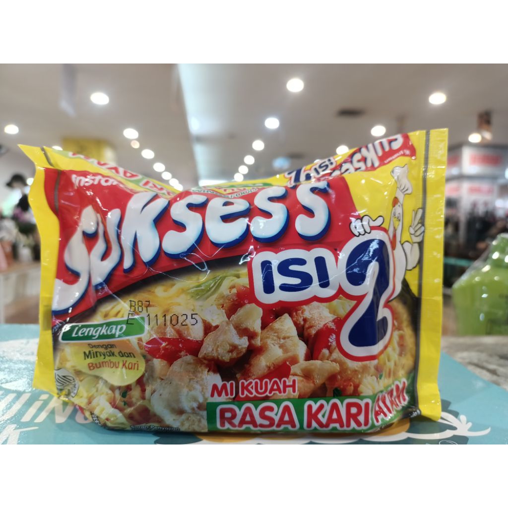 

MIE INSTAN SUKSES ISI 2 MIE GORENG RASA AYAM KARI AYAM