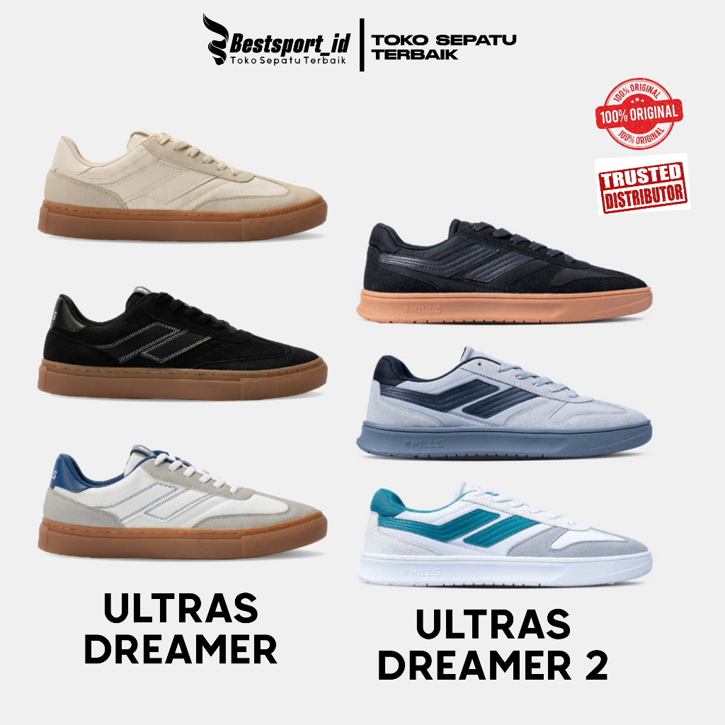 Sepatu Casual Mills Ultras Dreamer - Ultras Dreamer 2