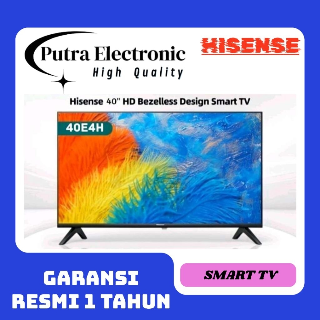 HISENSE 40E4H FHD SMART TV BEZZELESS 40 INCH