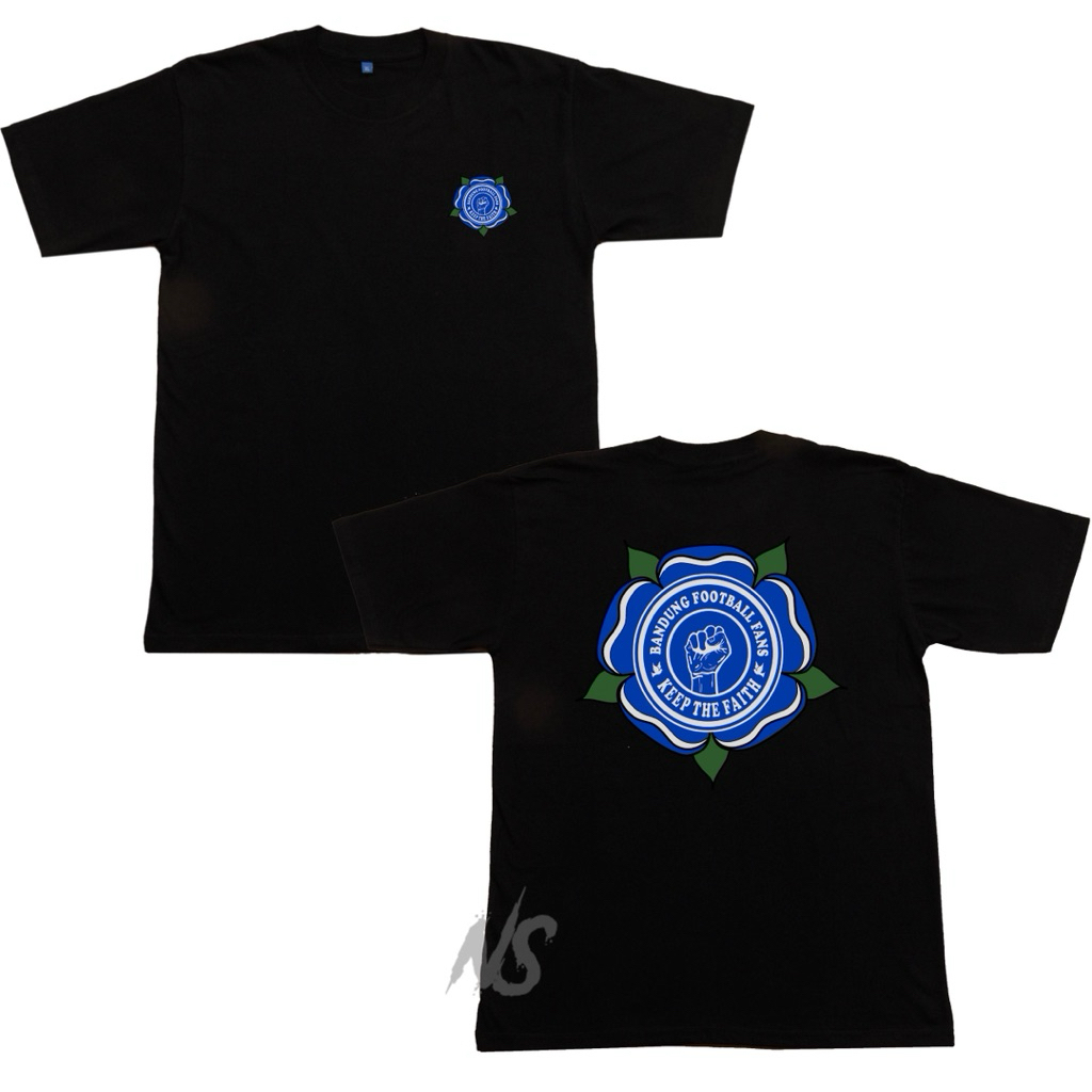 T-Shirt BANDUNG FOOTBALL FANS - Yorkshire Flower / Kaos Hooligans Casualultra Bandung