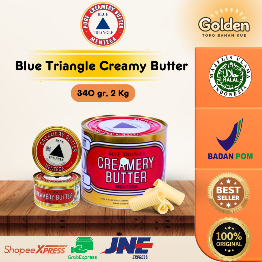 

Blue Triangle Creamery Butter 340 gr / 1 Kg Original