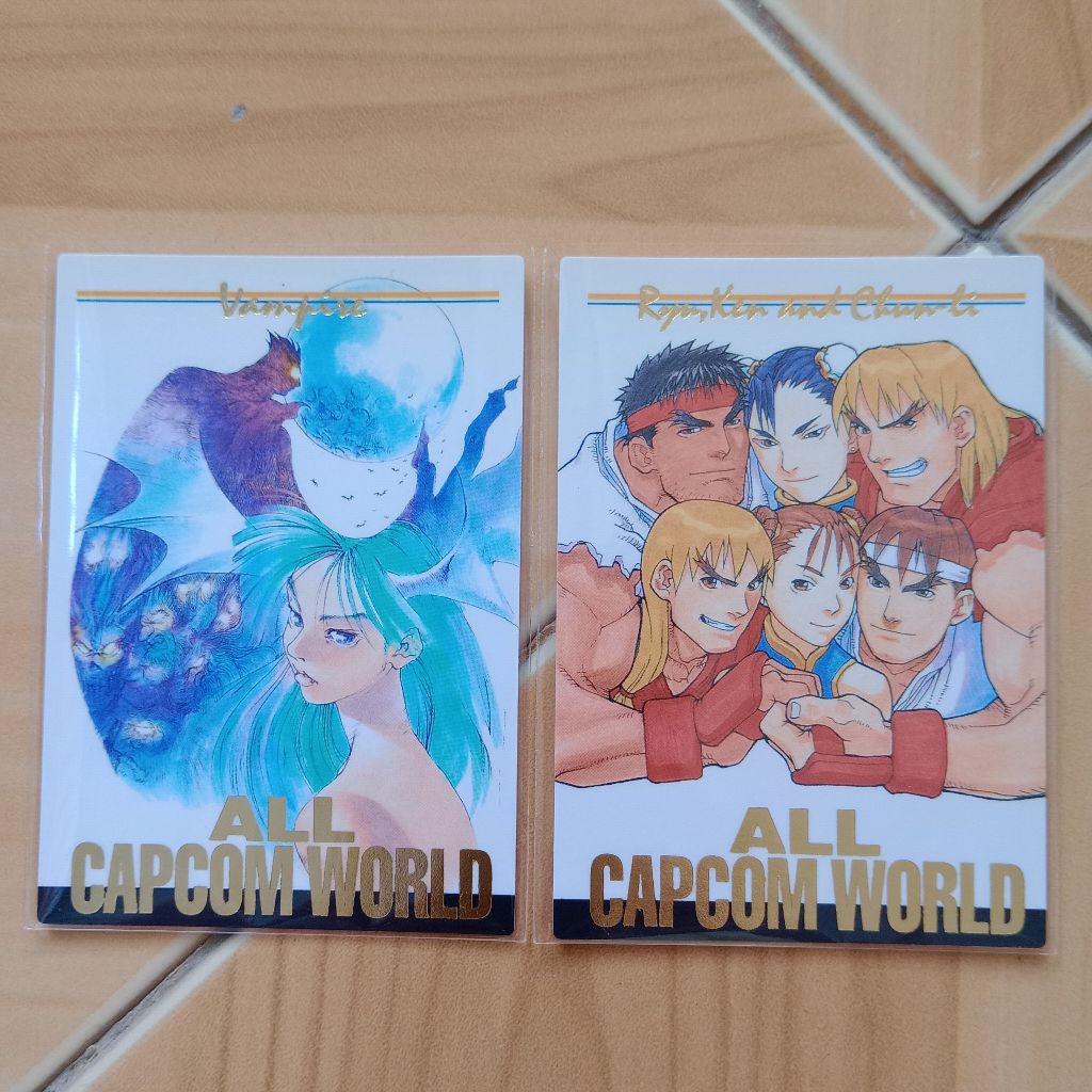 kartu street fighter special capcom world 97 vintage 1997 bandai original japan carddass masters sp