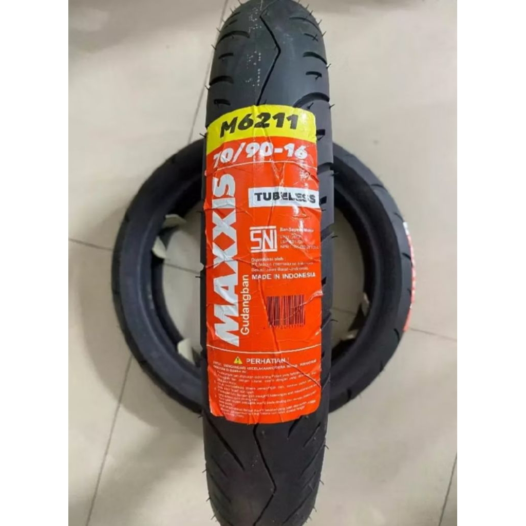 BAN MAXXIS M6221 70/90-16 TUBLES/BAN DEPAN RING16 NOUVO Z/BAN LUAR MAXXIS DEPAN SKYWAVE/BAN TUBLES D