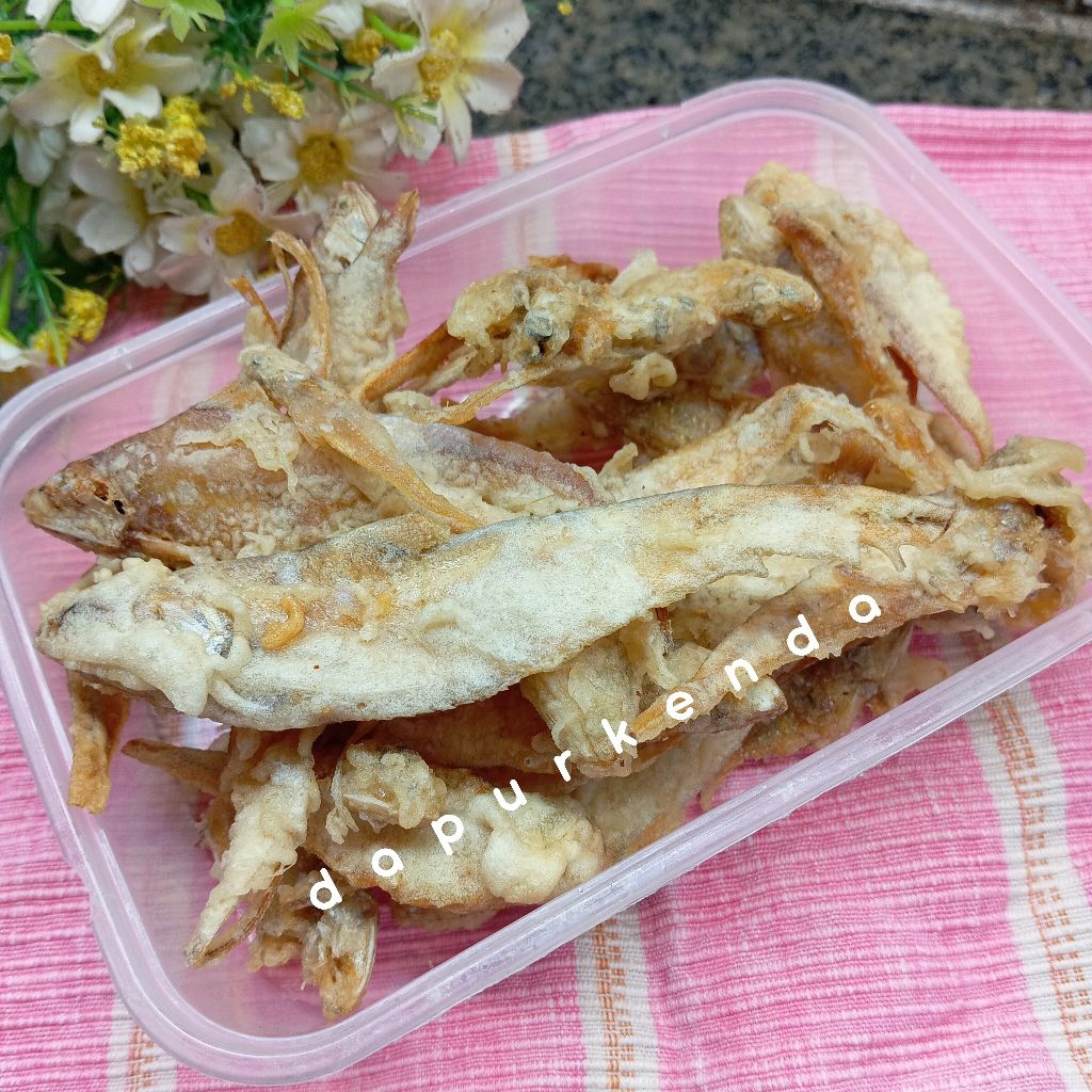 

Ikan Asin Bulu Ayam Goreng 100 gr / Ikan Asin Goreng / Makanan Siap Saji / Pelengkap Lauk
