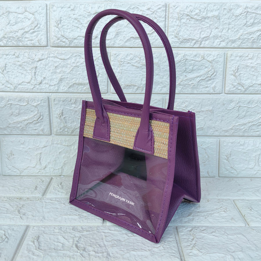 

Tas Parcel Mendong Isi 2 Toples (Ungu) Keranjang Hampers Mika Hari Raya