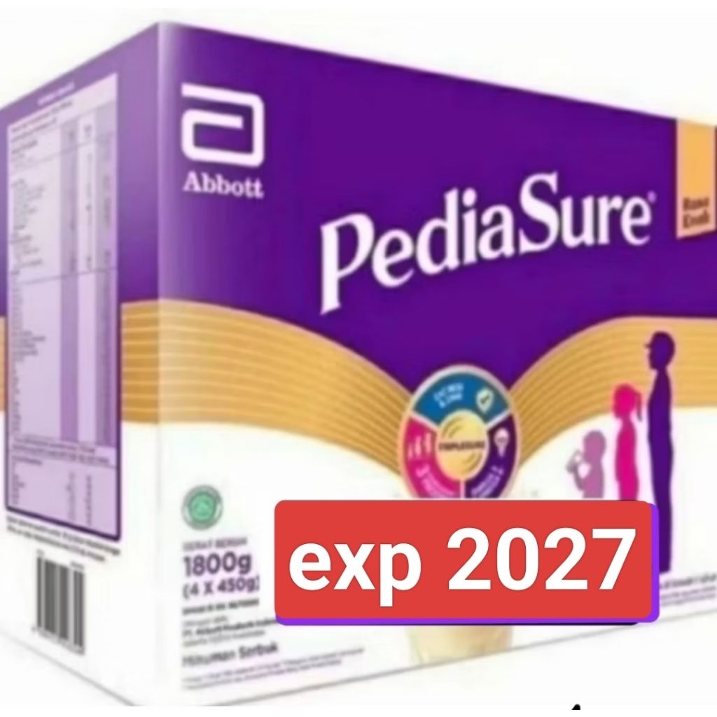 PediaSure Complete Triplesure 1800gr Susu Pertumbuhan Anak 1-10 Tahun Original