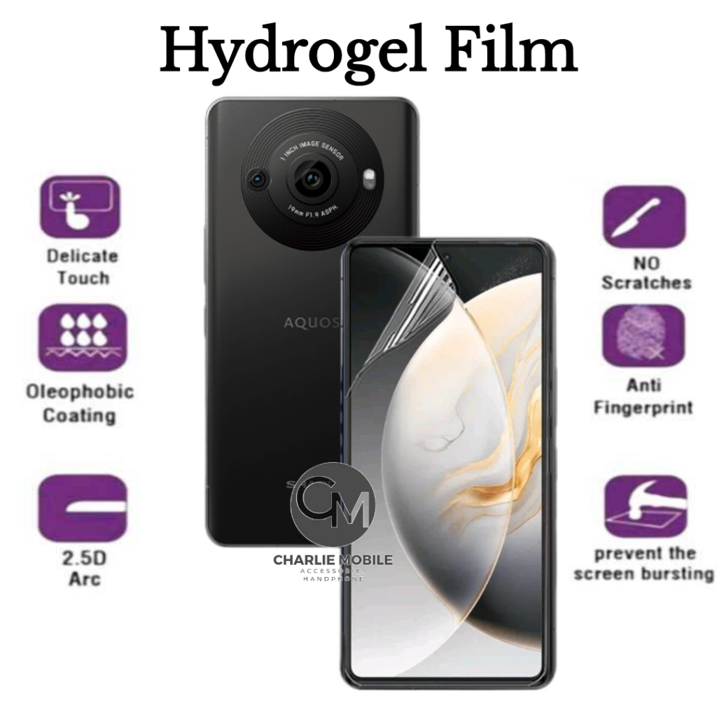 Anti gores Hydrogel jelly screen protector full cover Sharp AQUOS R7 R8S R8S PRO