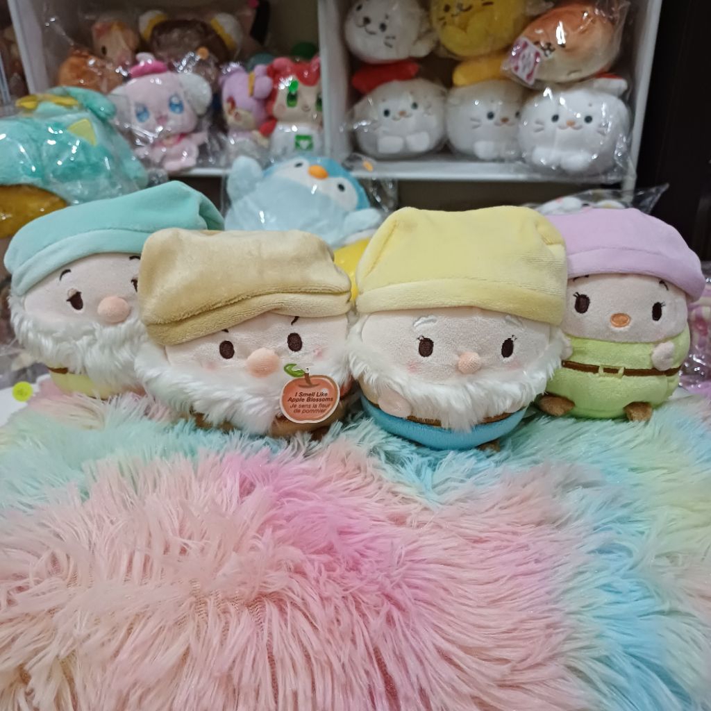 Boneka Kecil Ufufy Kurcaci 7 Dwarves Snow White Putri Salju Disney