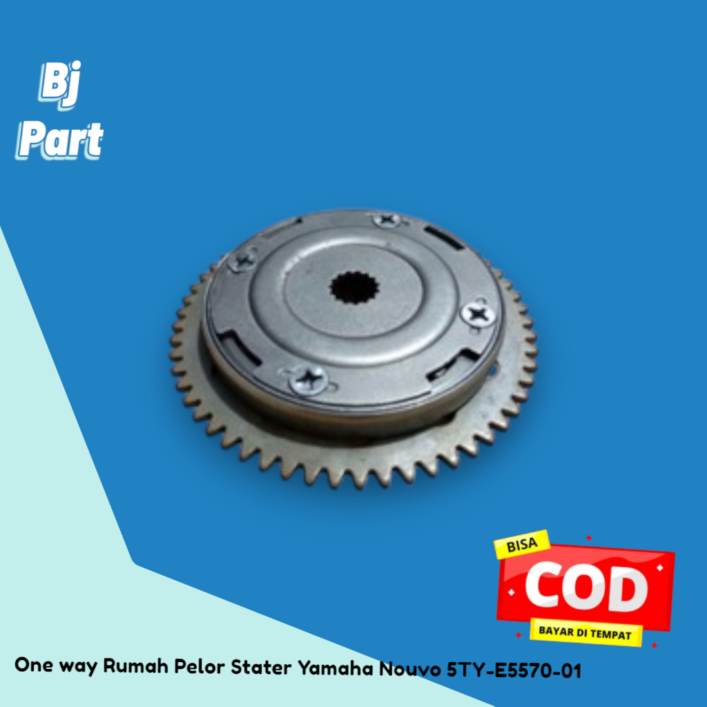 One way Rumah Pelor Stater - Stater Clucth Assy plus Gigi stater besar yamaha Nouvo 5TY-E5570-01
