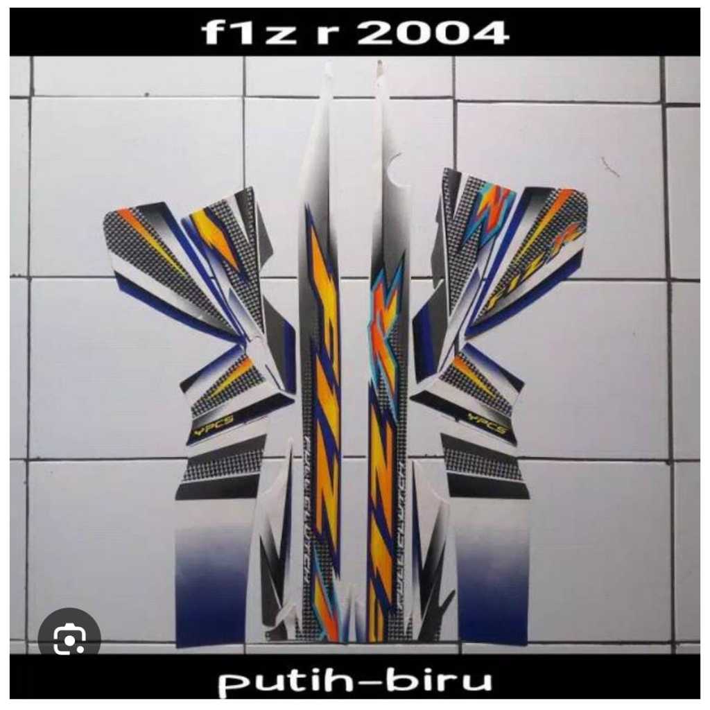 Stiker Striping Yamaha F1ZR 2004 - List Stiker Standar F1ZR 2004 - Striping Standar F1ZR 2004