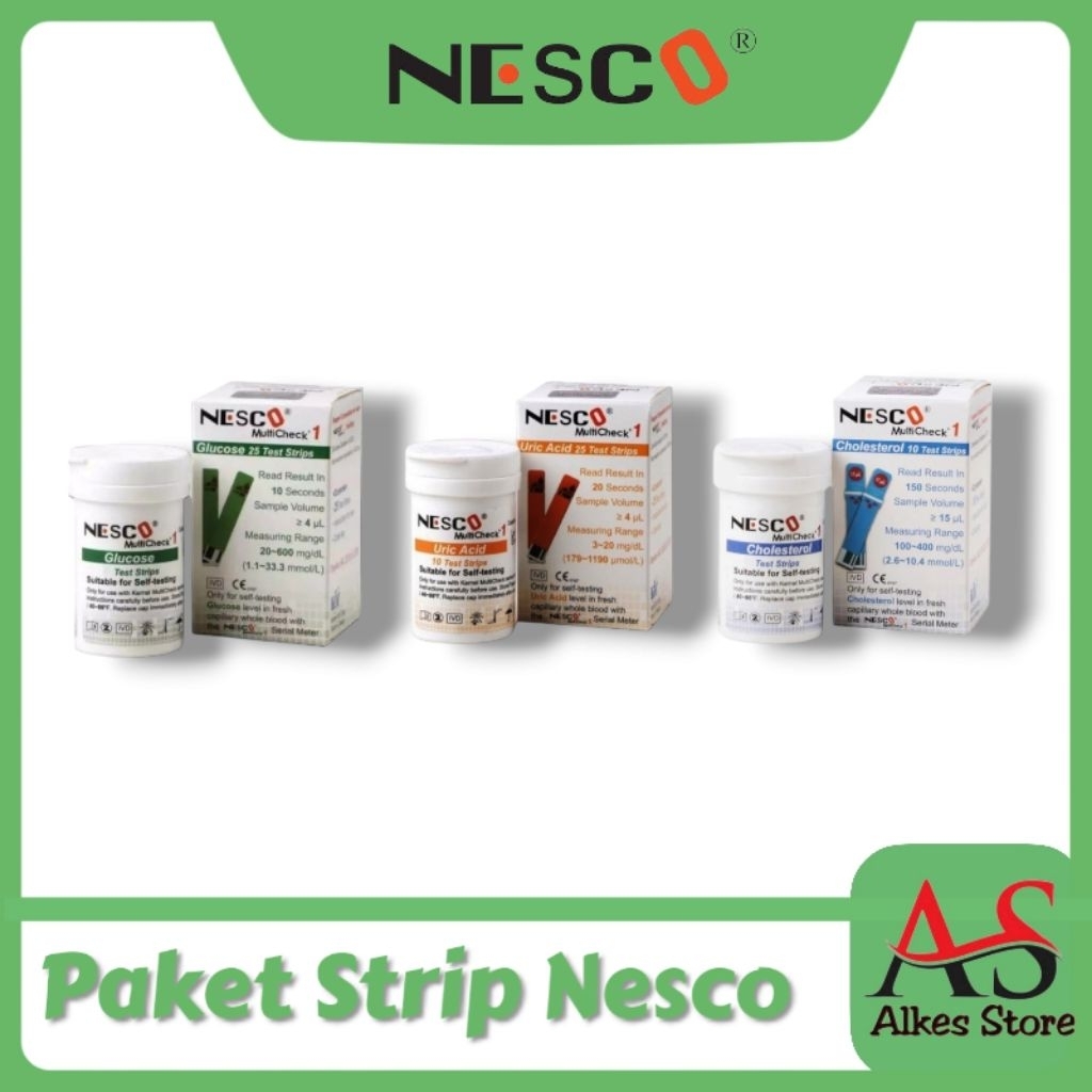 Paket Strip Nesco   Strip Refill Nesco  Strip Nesco GCU