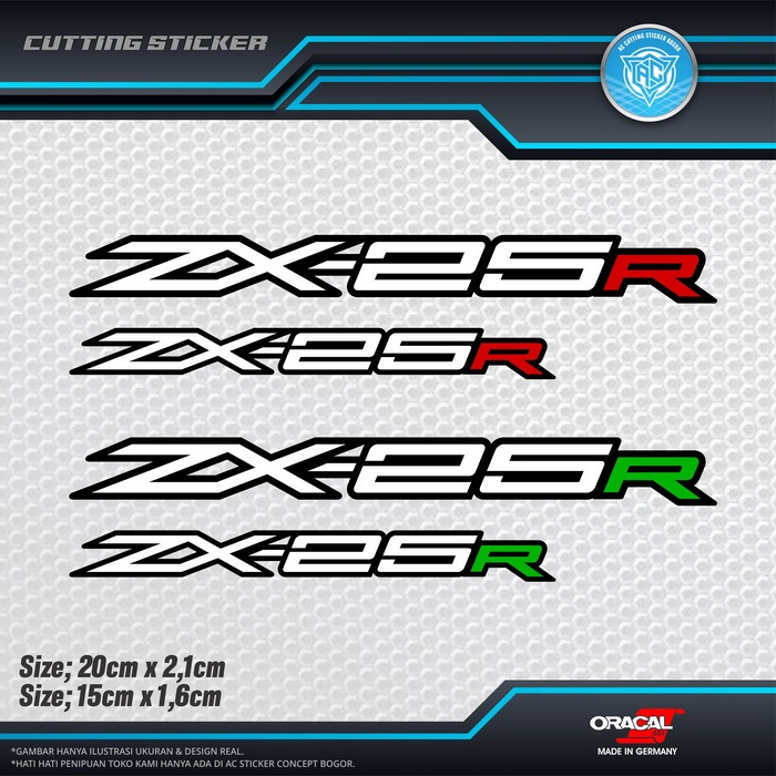 Sticker Cutting Kawasaki ZX-25R zx25r Stiker Untuk Body Motor