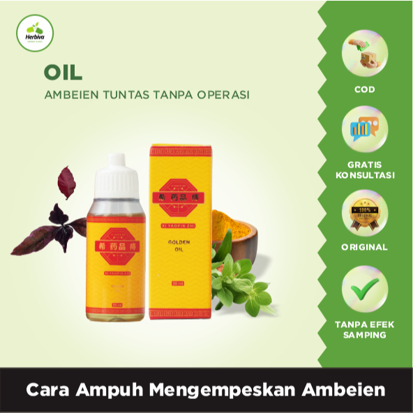 XI YAOPIN ZHI Oil Minyak Obat Ambeyen Paling Ampuh Kempeskan Benjolan Wasir