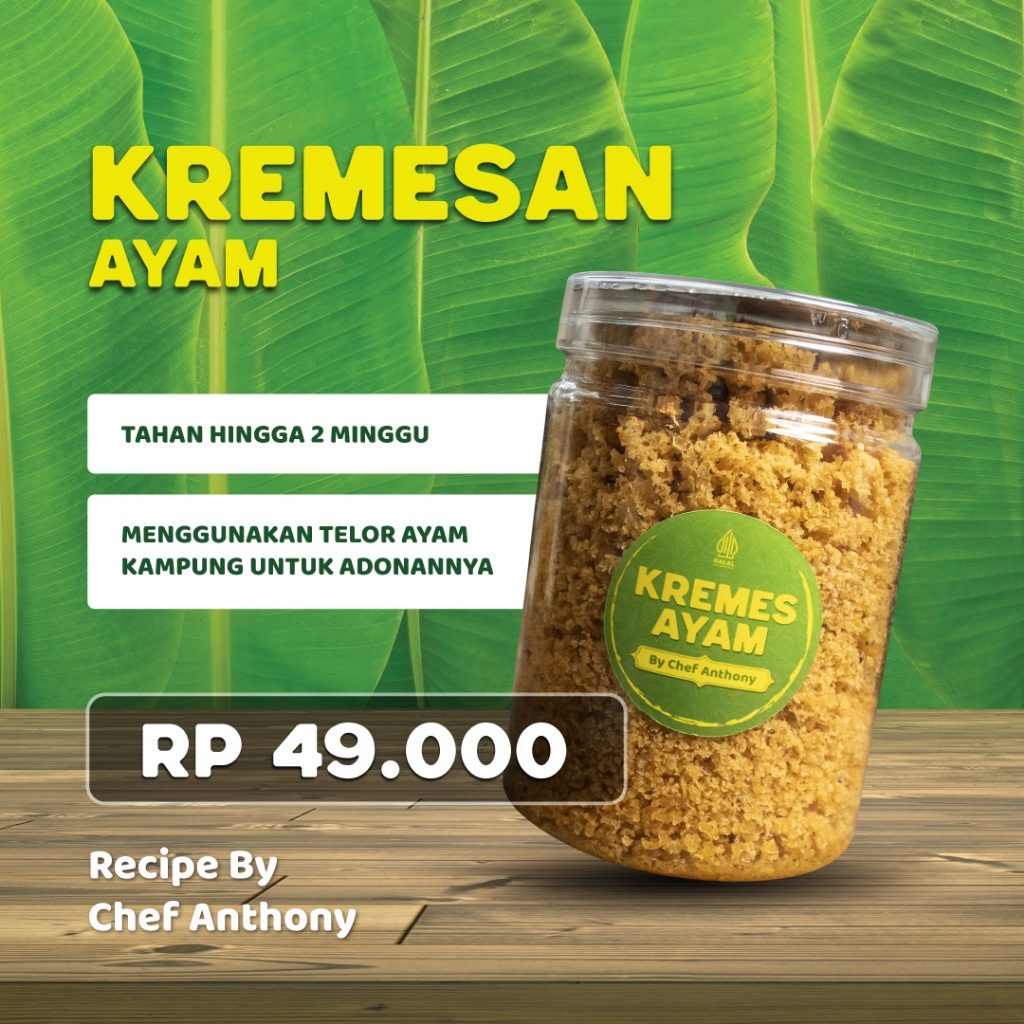 

Kremesan Ayam Goreng Kampung Kremes - Recipe by Chef Anthony