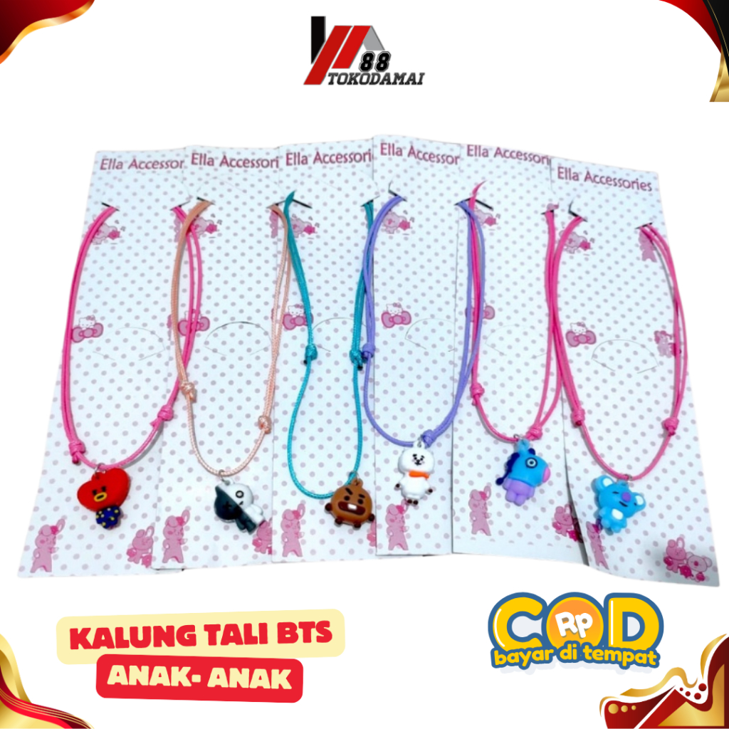 Kalung BTS BT21 Tali Kalung Kpop