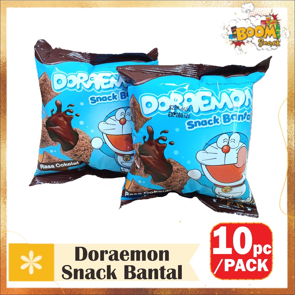 

Snack Berhadiah Doraemon Snack Bantal isi 10pcs