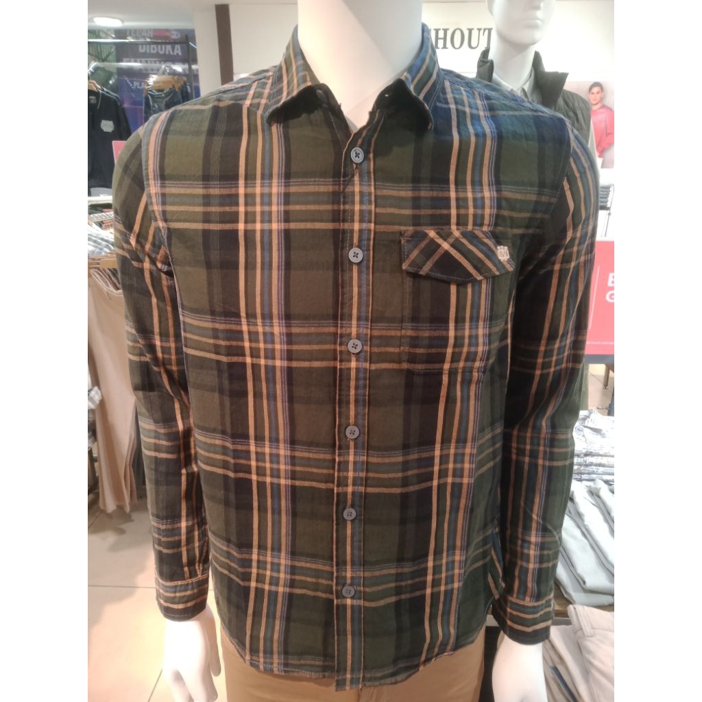 Watchout Kemeja Panjang Kotak-kotak JS303250109