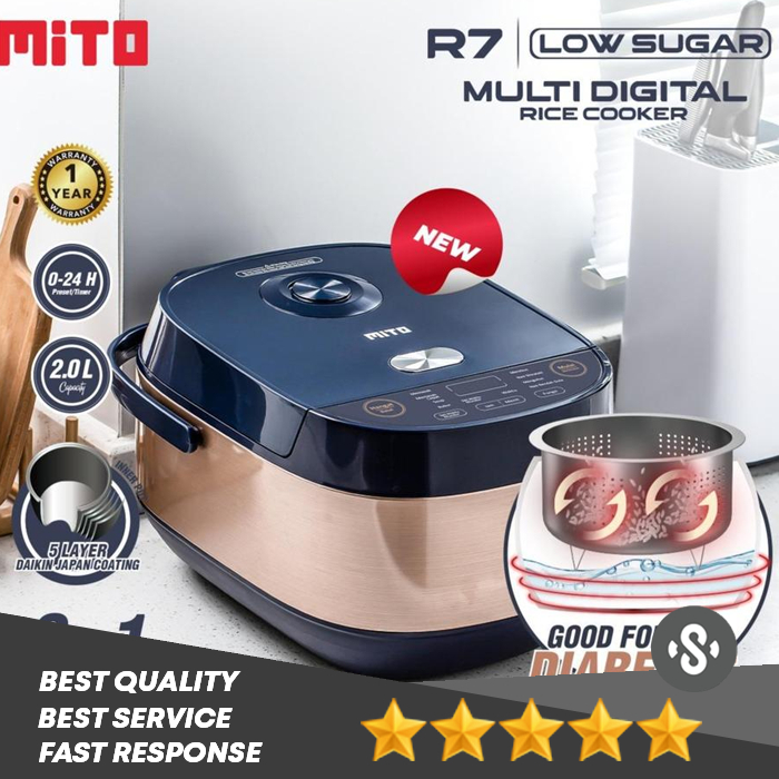 Mito Rice Cooker Digital R7 Low Sugar
