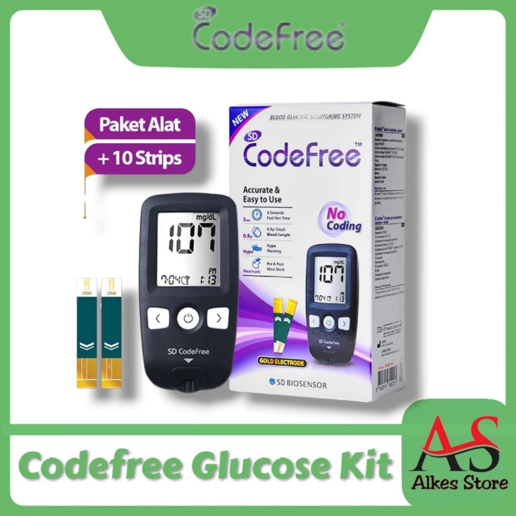 Alat Cek Gula Darah CodeFree SD Biosensor  Codefree SD Biosensor