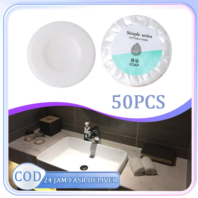 Sabun Hotel Kecil Sabun Hotel Mini Sabun Hotel Bulat 50pcs