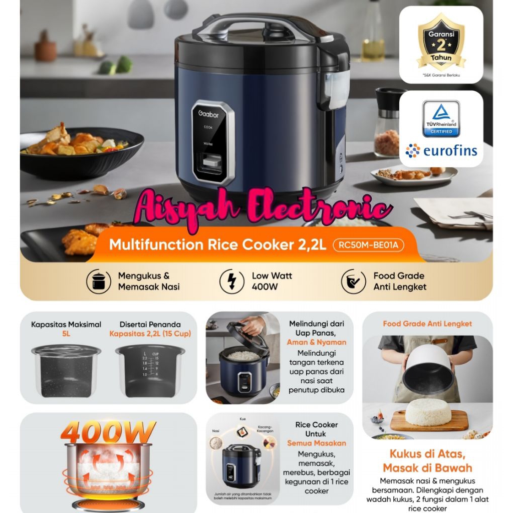Harga gabor rice cooker Terbaru Jun 2026 | BigGo Indonesia