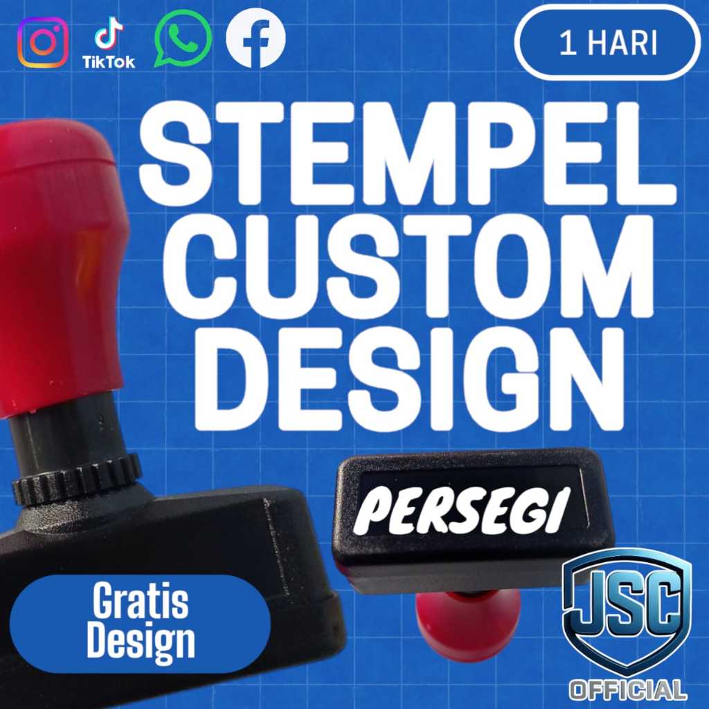 

Stempel Flash Persegi Panjang / Otomatis / Stamp / Stempel Toko /Stempel Logo / Stempel Kantor
