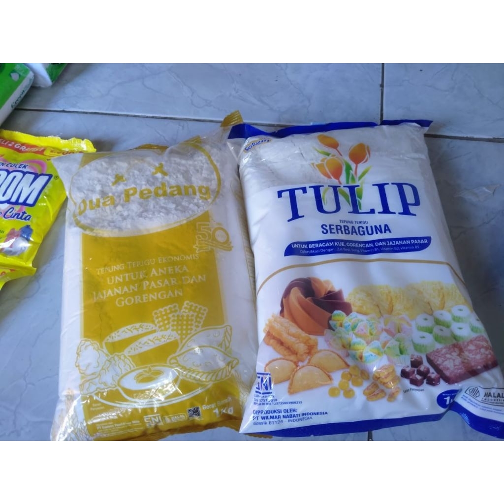 

Tepung Tulip & Tepung Pedang kemasan 1 kg