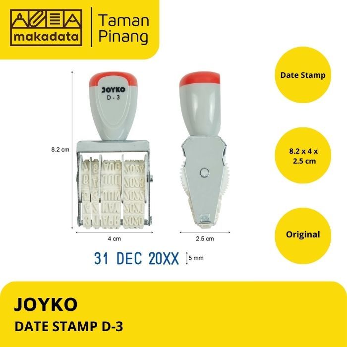 

JOYKO DATE STAMP D-3 / STEMPEL HARI (1 PCS)
