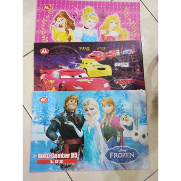 

Buku Gambar Kecil AL Karakter Kartun Ukuran B5 26,5 x 18cm