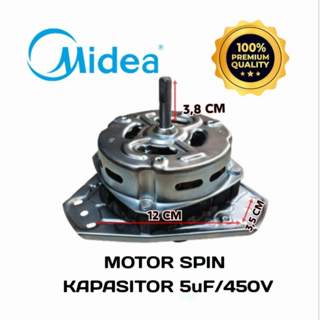 DINAMO PENGERING MOTOR SPIN MESIN CUCI MIDEA MAE7501